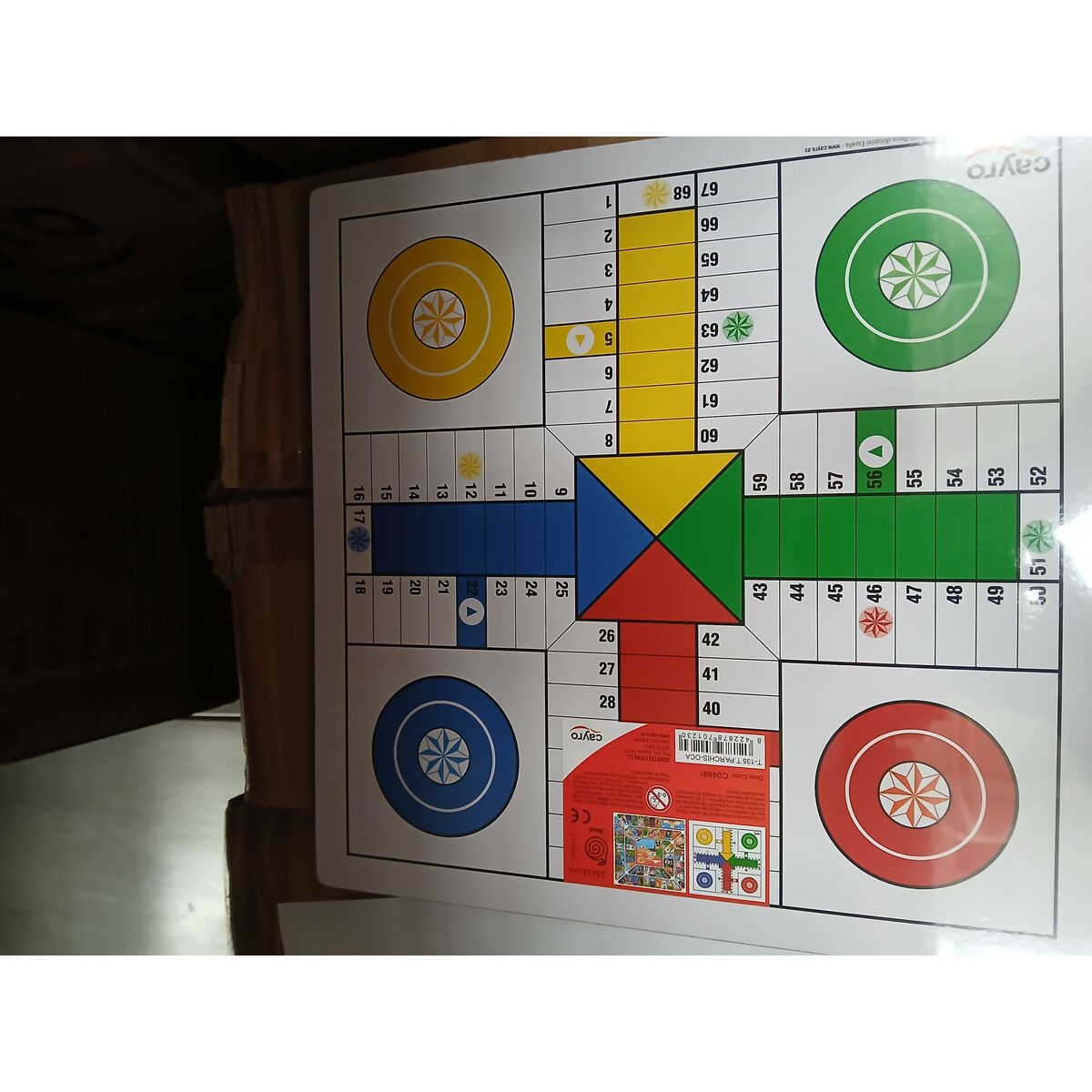 Tablă de Parchís și Oca Cayro 33 x 33 cm