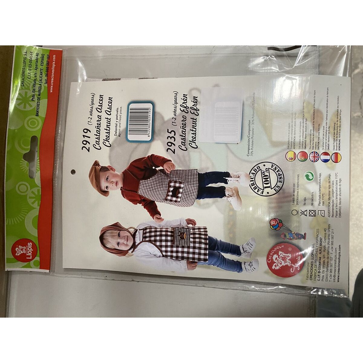 Costum Deghizare pentru Copii Castañero Maro S 1-2 ani Ascen