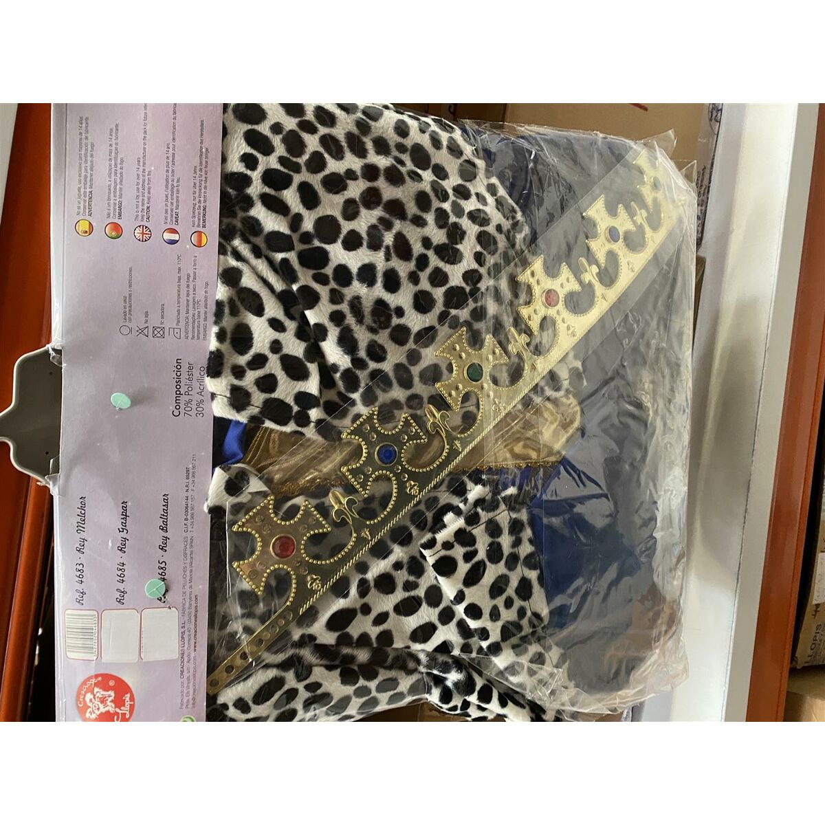 Costum Deghizare pentru Adulți Regele Mag Melchior M/L 3 Piese