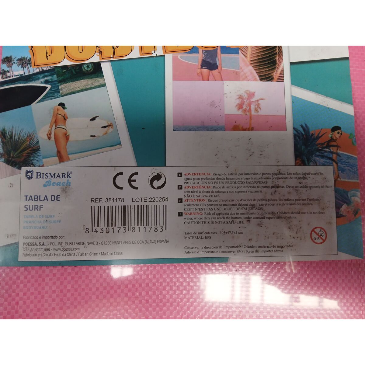 Tablă de BodyBoard 103 x 47,5 x 5 cm