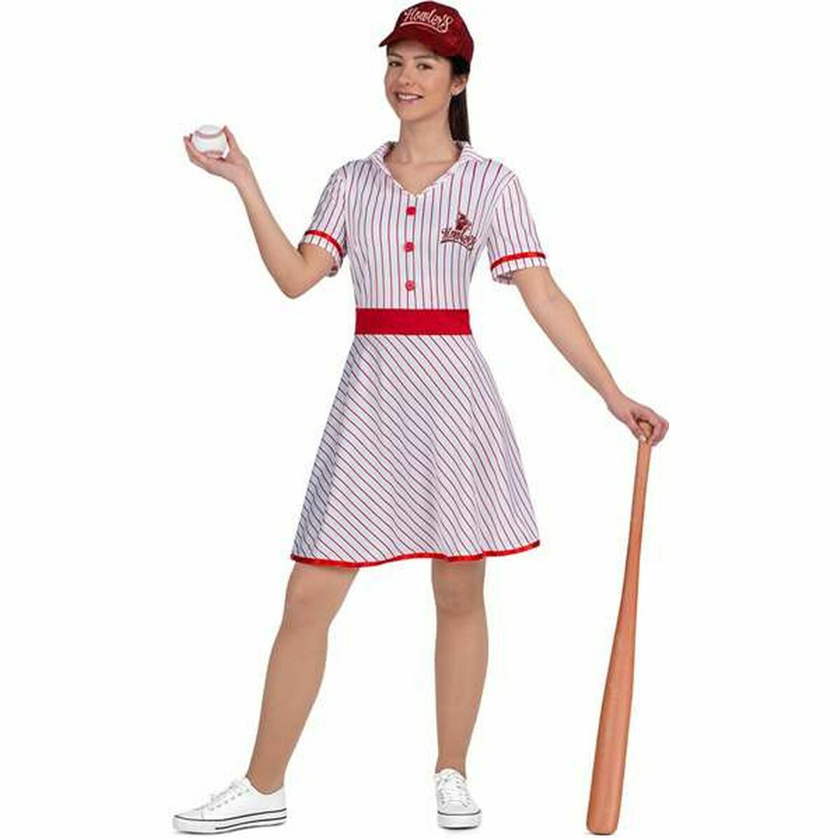 Costum Deghizare pentru Adulți My Other Me  Baseball Vintage Roșu