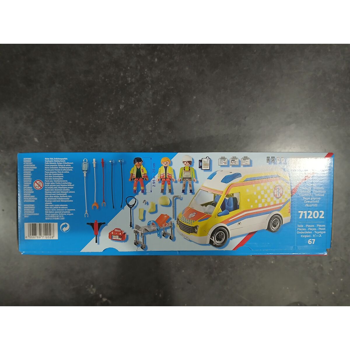 Playset Playmobil 71202 City Life Ambulance 67 Piese