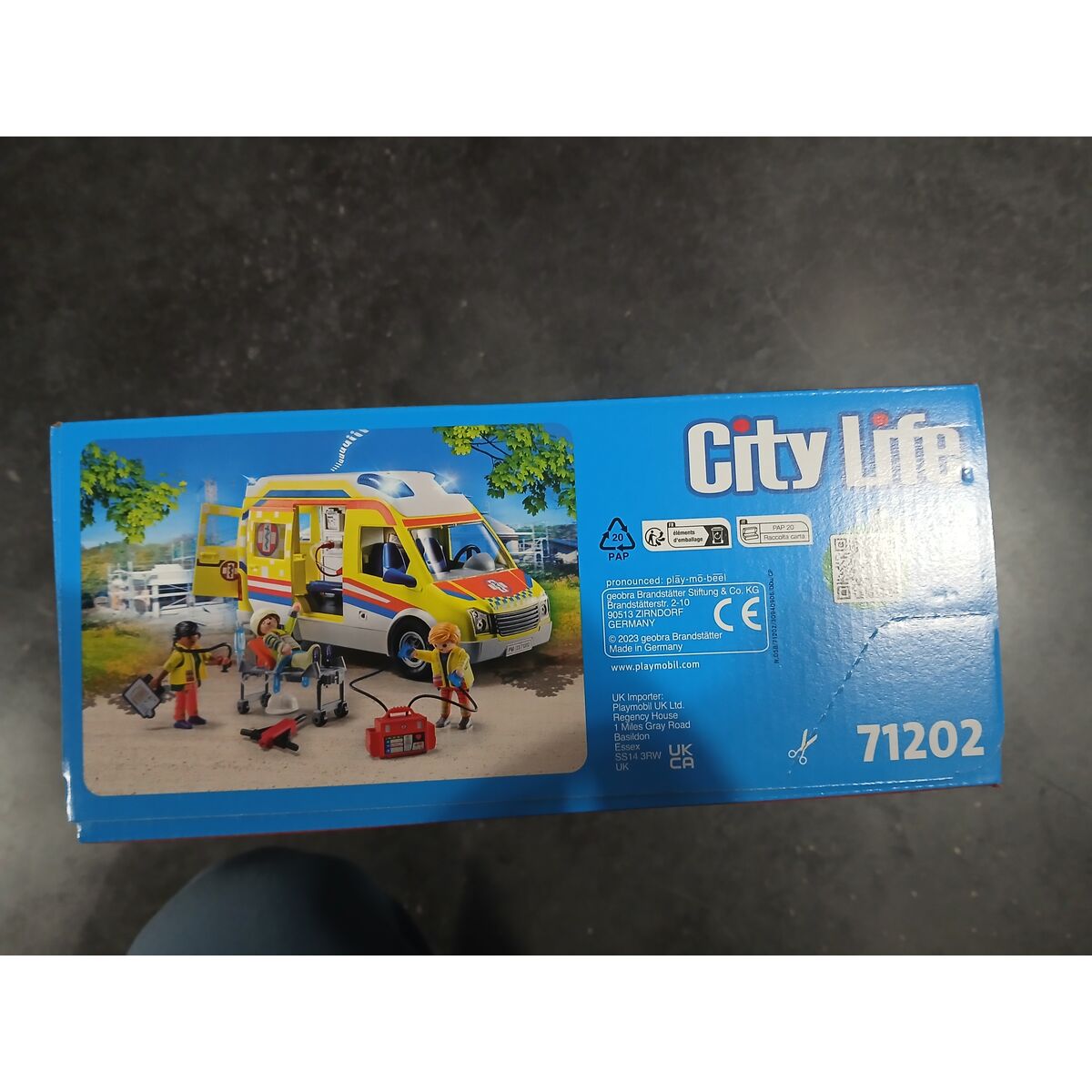 Playset Playmobil 71202 City Life Ambulance 67 Piese