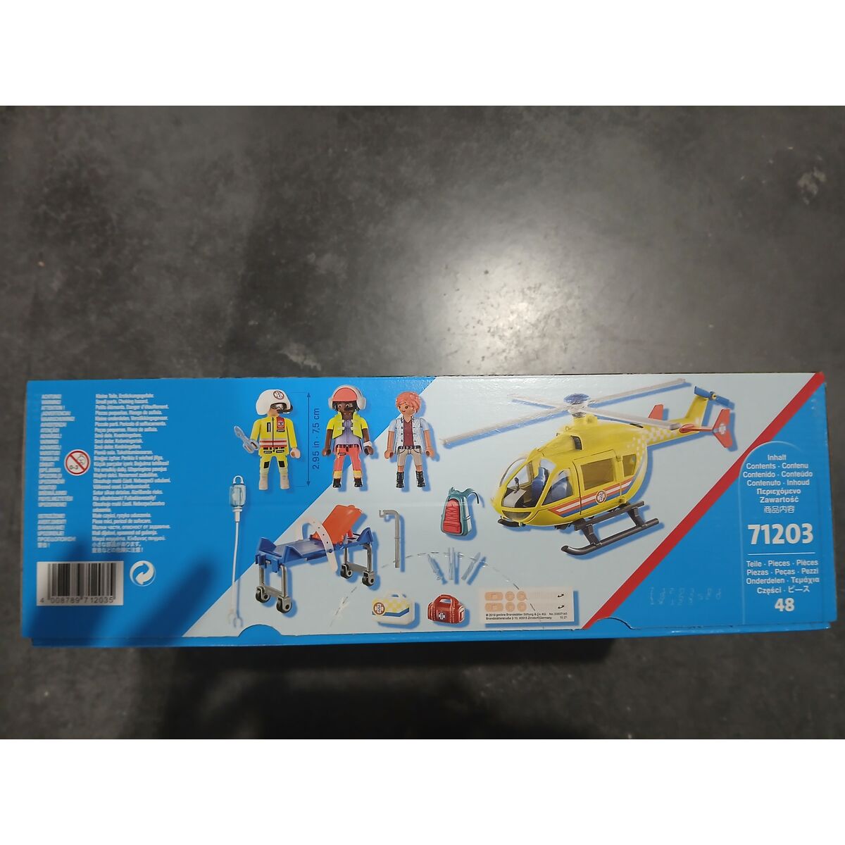 Playset Playmobil 71203 City Life Rescue Helicopter 48 Piese