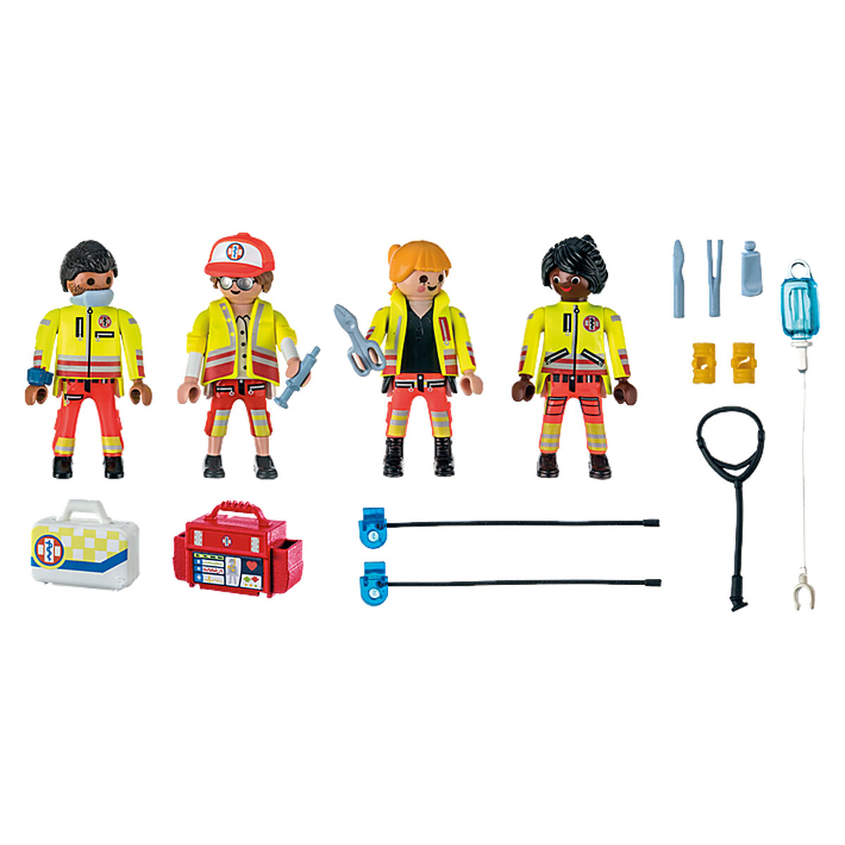 Playset Playmobil 71244 City Life Rescue Team 25 Piese