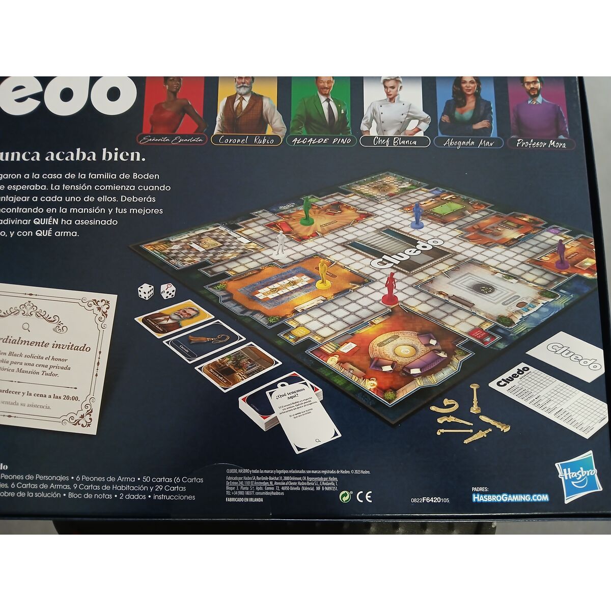 Fișe Hasbro Cluedo