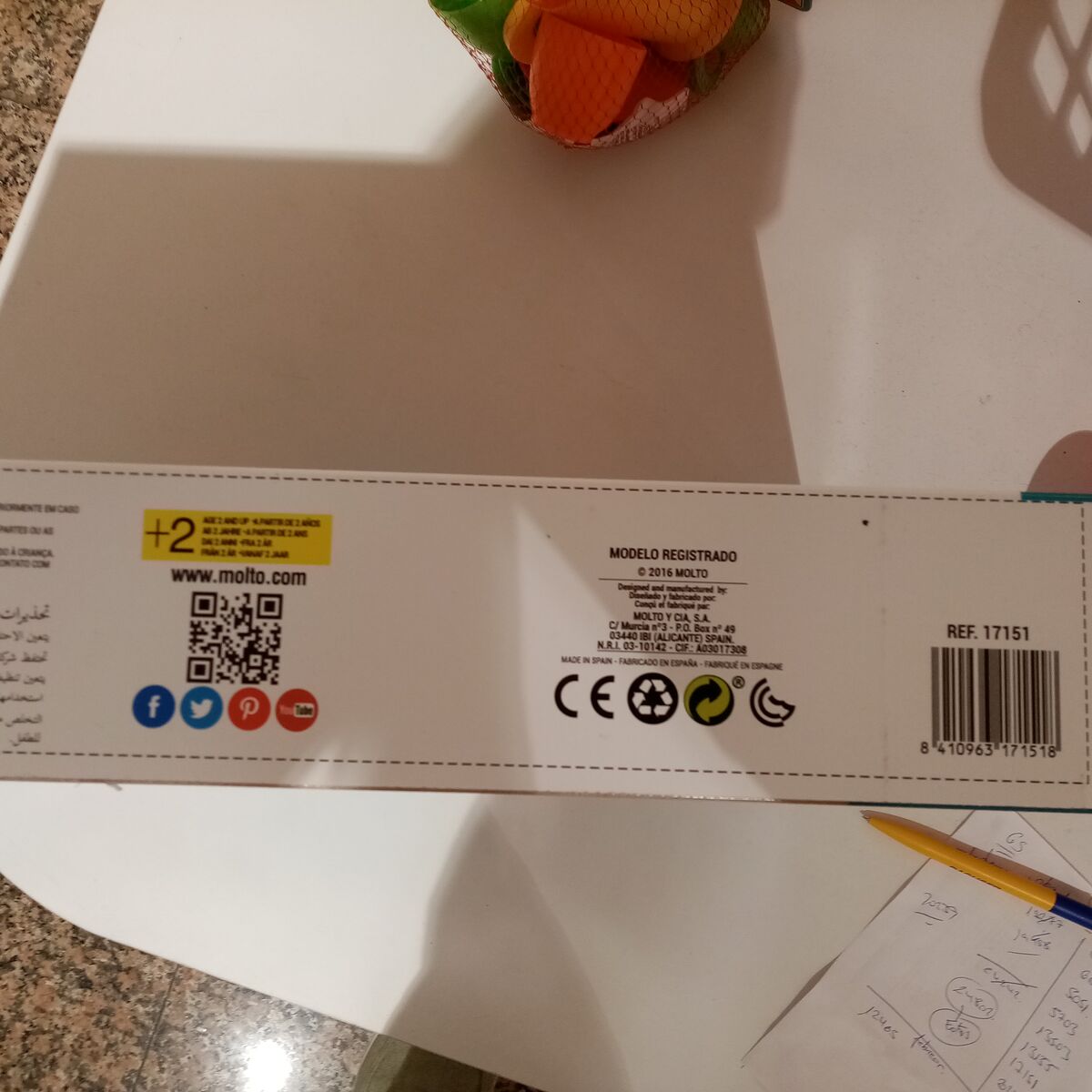 Set de Menaj pentru Copii Moltó 45 Piese 15 Piese