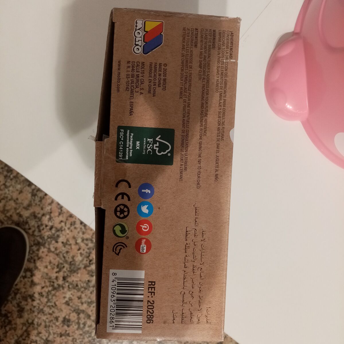 Set de Alimente de Jucărie Moltó 9 Piese Fructe