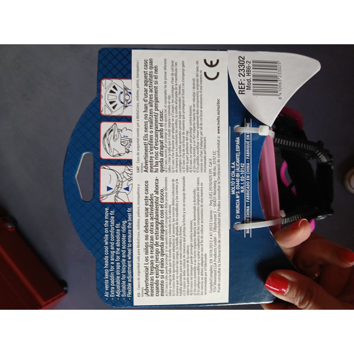 Cască de Ciclism pentru Copii Moltó Roz 48-53 cm