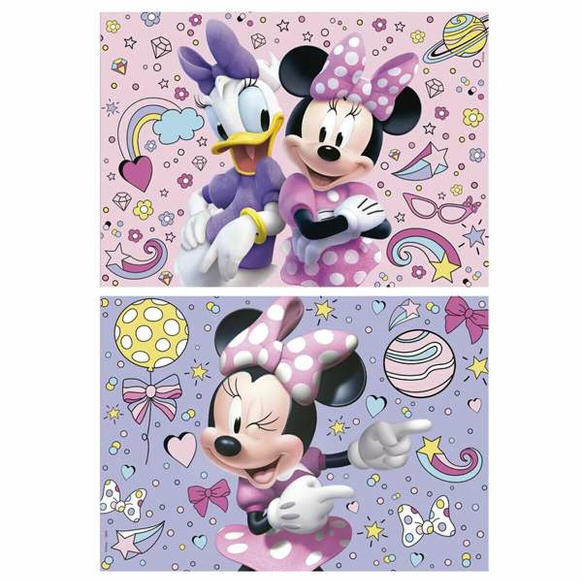 Set de 2 Puzzle-uri Educa Minnie Mouse 48 Piese