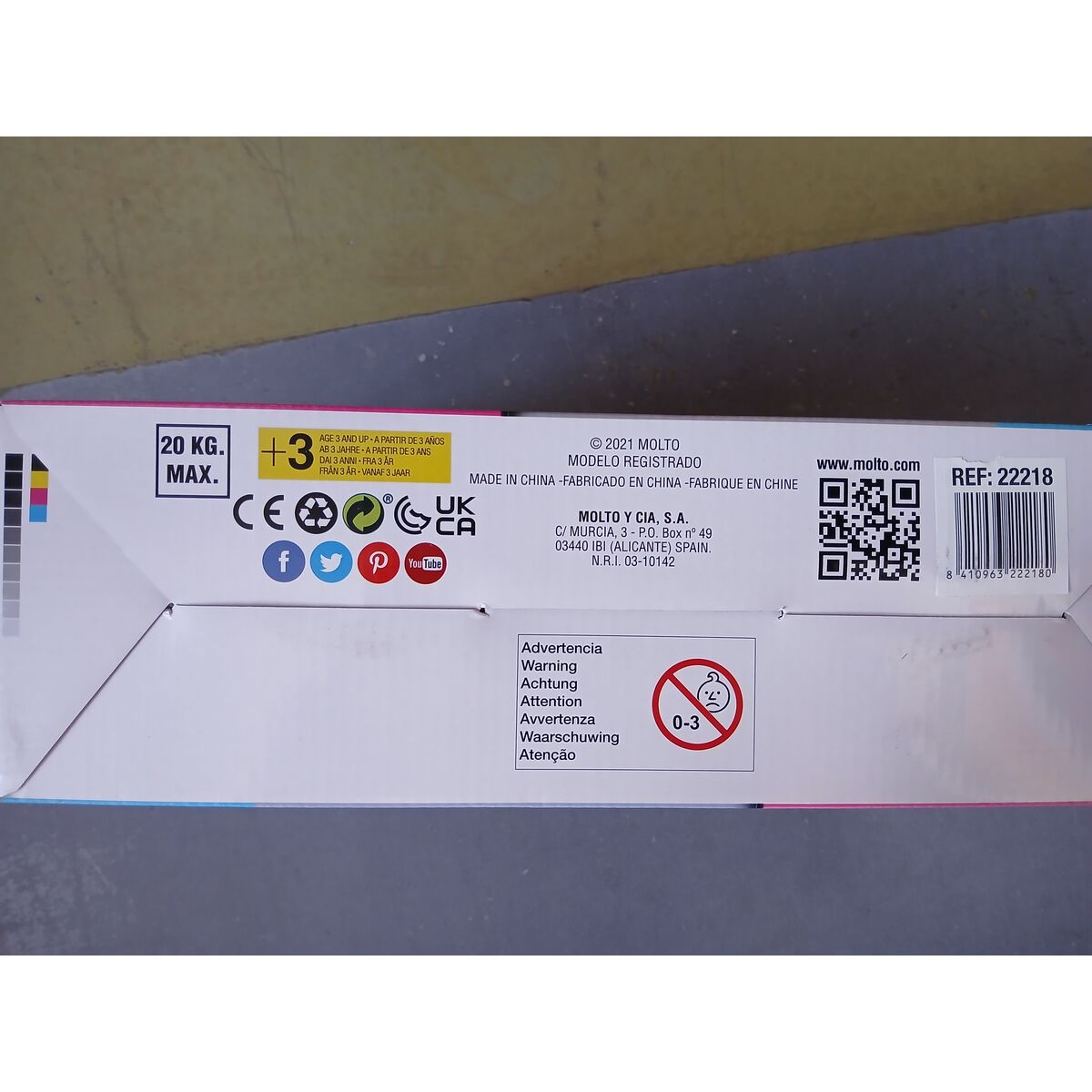 Patine cu Rotile Moltó 31-34 Roz Extensibil