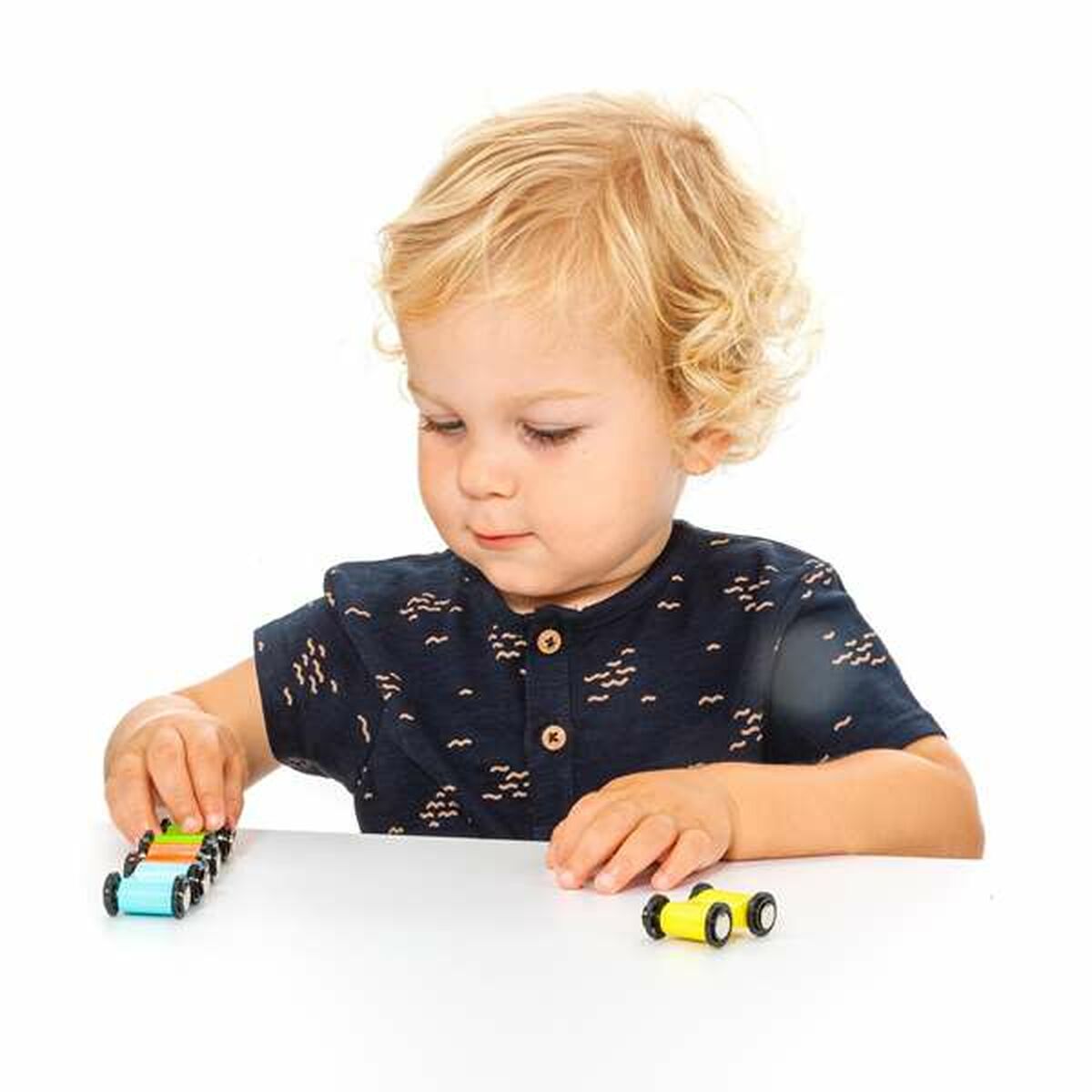 Pistă din lemn cu rampe pentru mașini Moltó