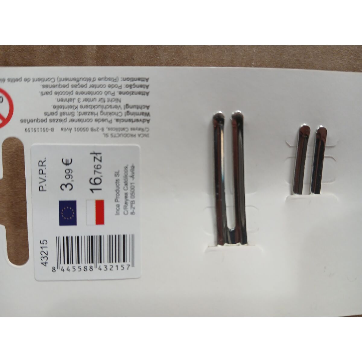 Agrafe de păr Inca 2 Unități Coroană Fundă