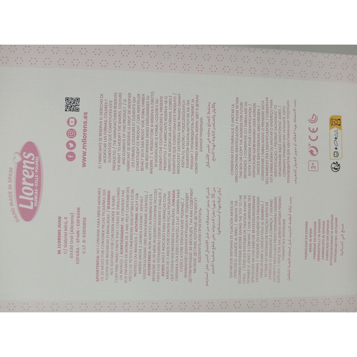 Păpușă Bebe Llorens Alexandra 42 cm