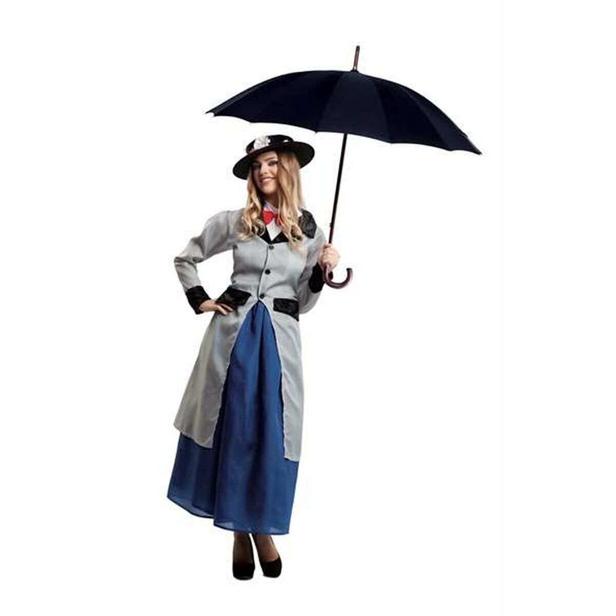 Costum Deghizare pentru Adulți My Other Me Mary Poppins 4 Piese Gri
