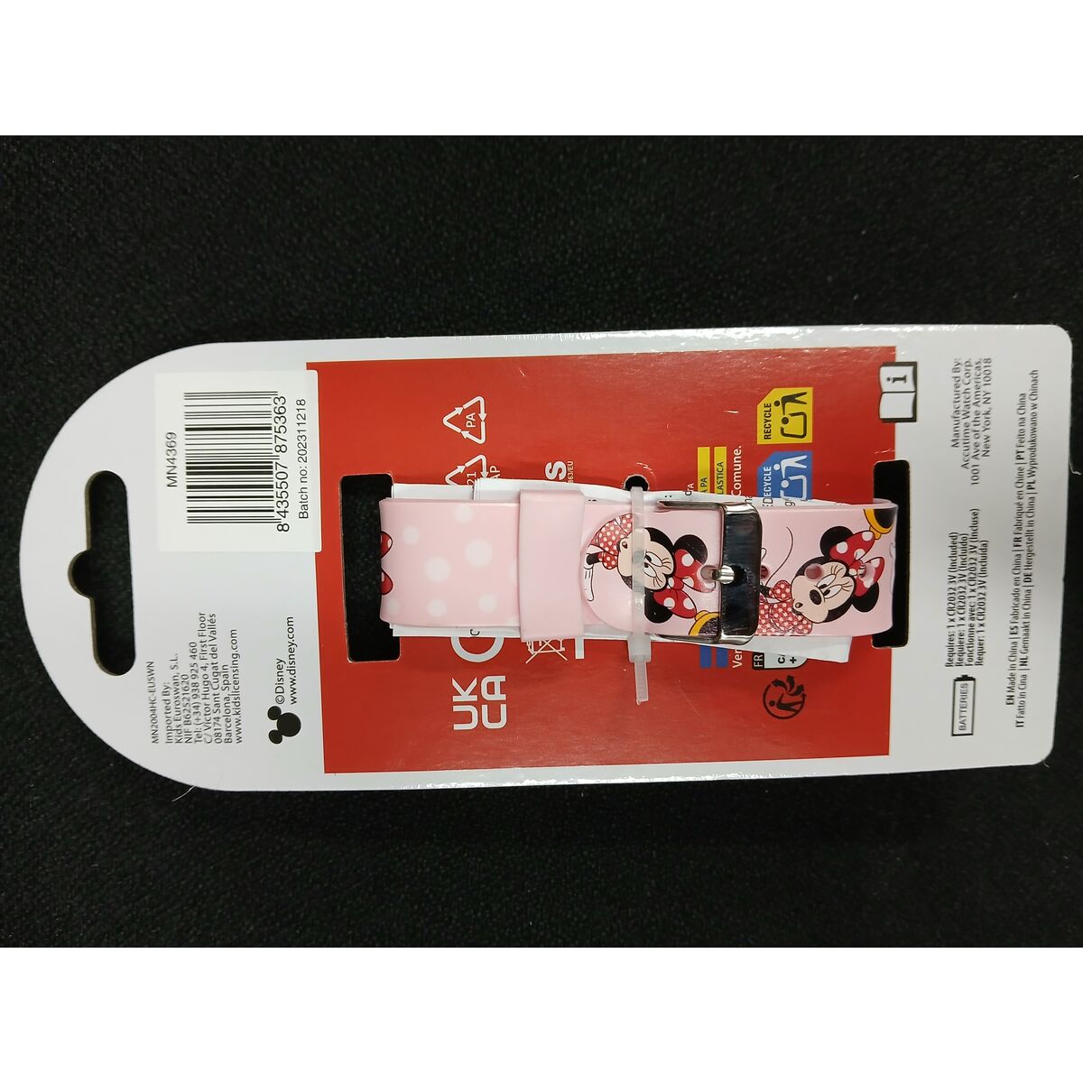 Ceas digital Minnie Mouse Infantil