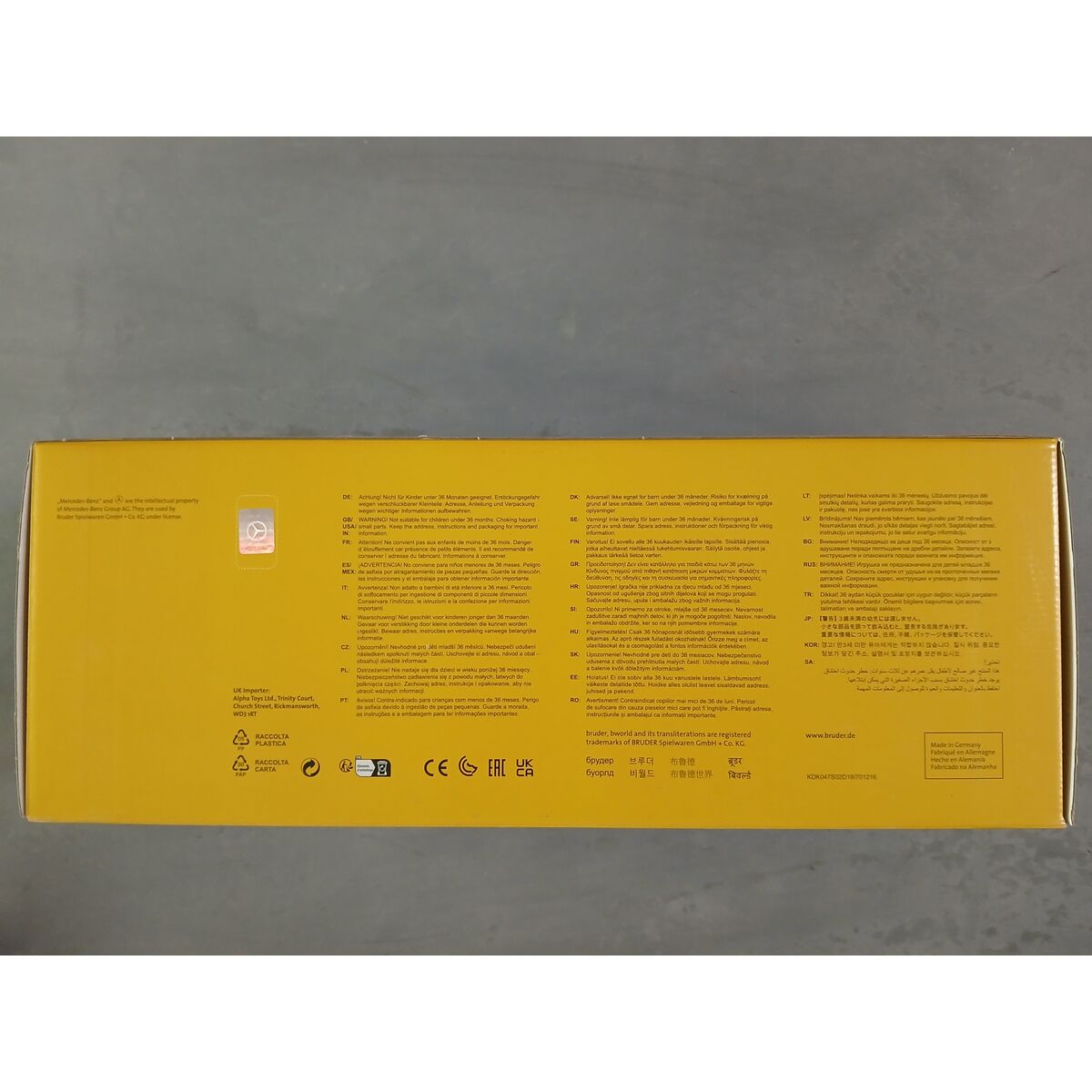 Camion Mercedes Benz Sprinter Cal 43 x 17 x 22 cm