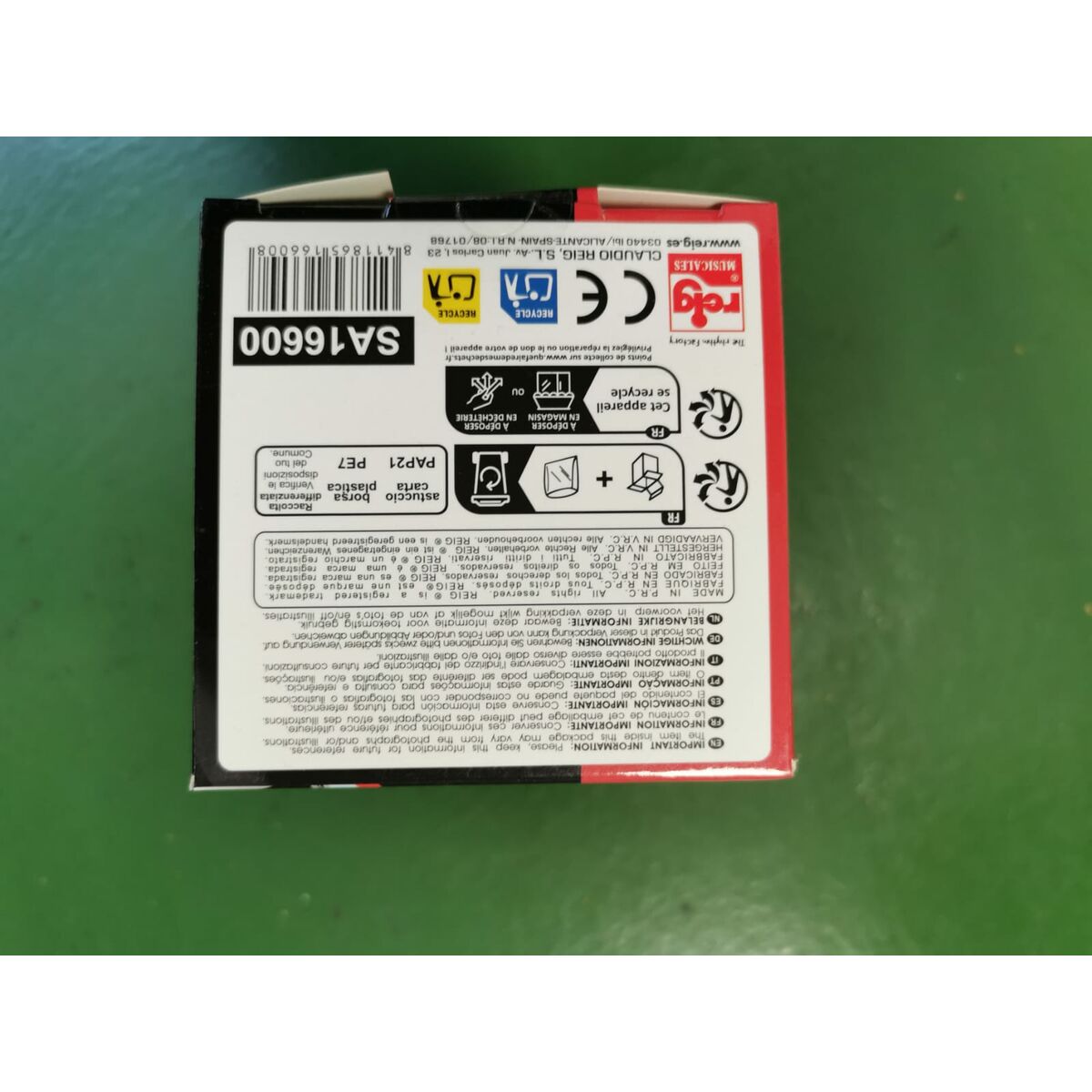 Difuzor Bluetooth Reig USB 5 W 16 x 8,2 x 8,2 cm