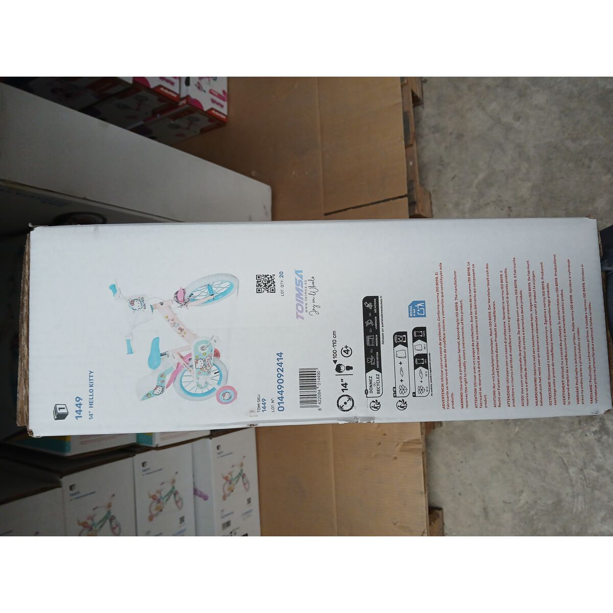 Bicicletă pentru copii Hello Kitty 14"