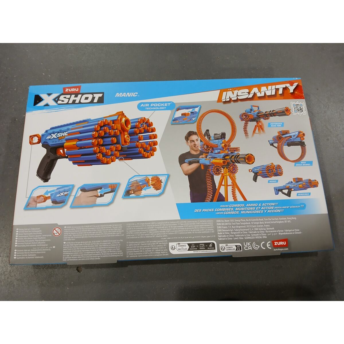 Pistol cu Săgeți X-Shot Insanity- Manic