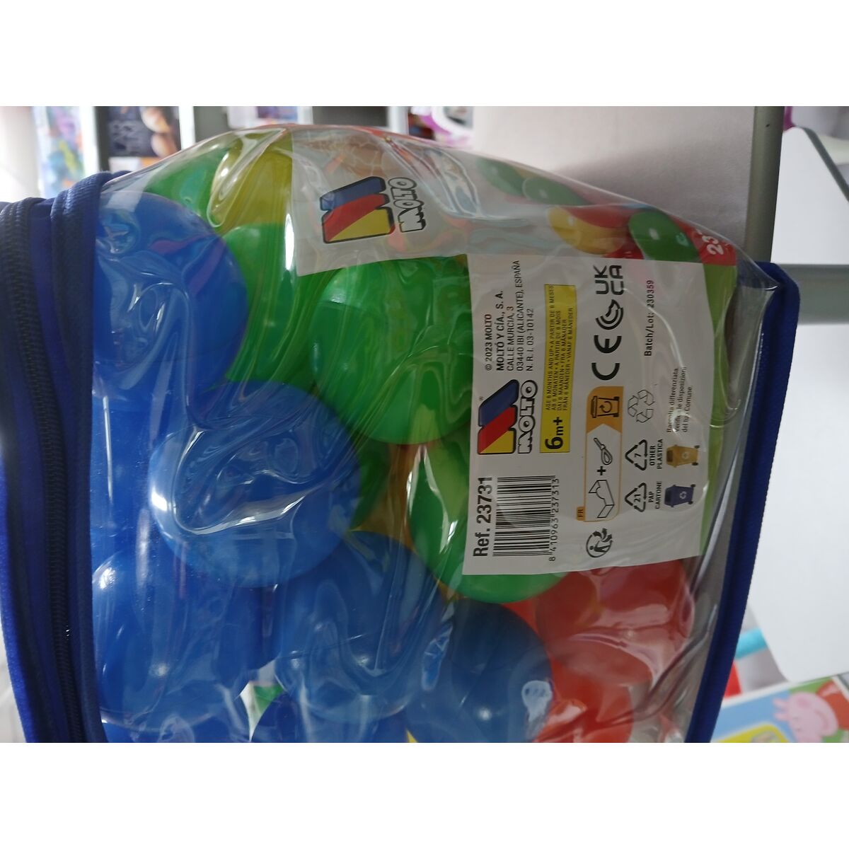 Mingi Moltó Multicolor 100 Unități