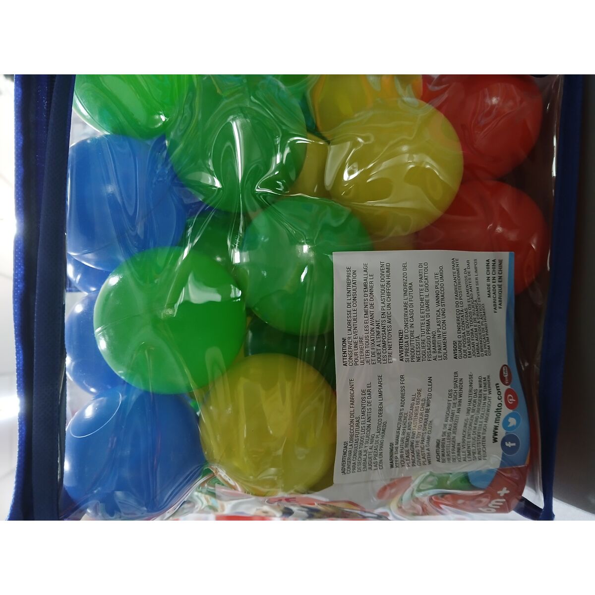 Mingi Moltó Multicolor 100 Unități