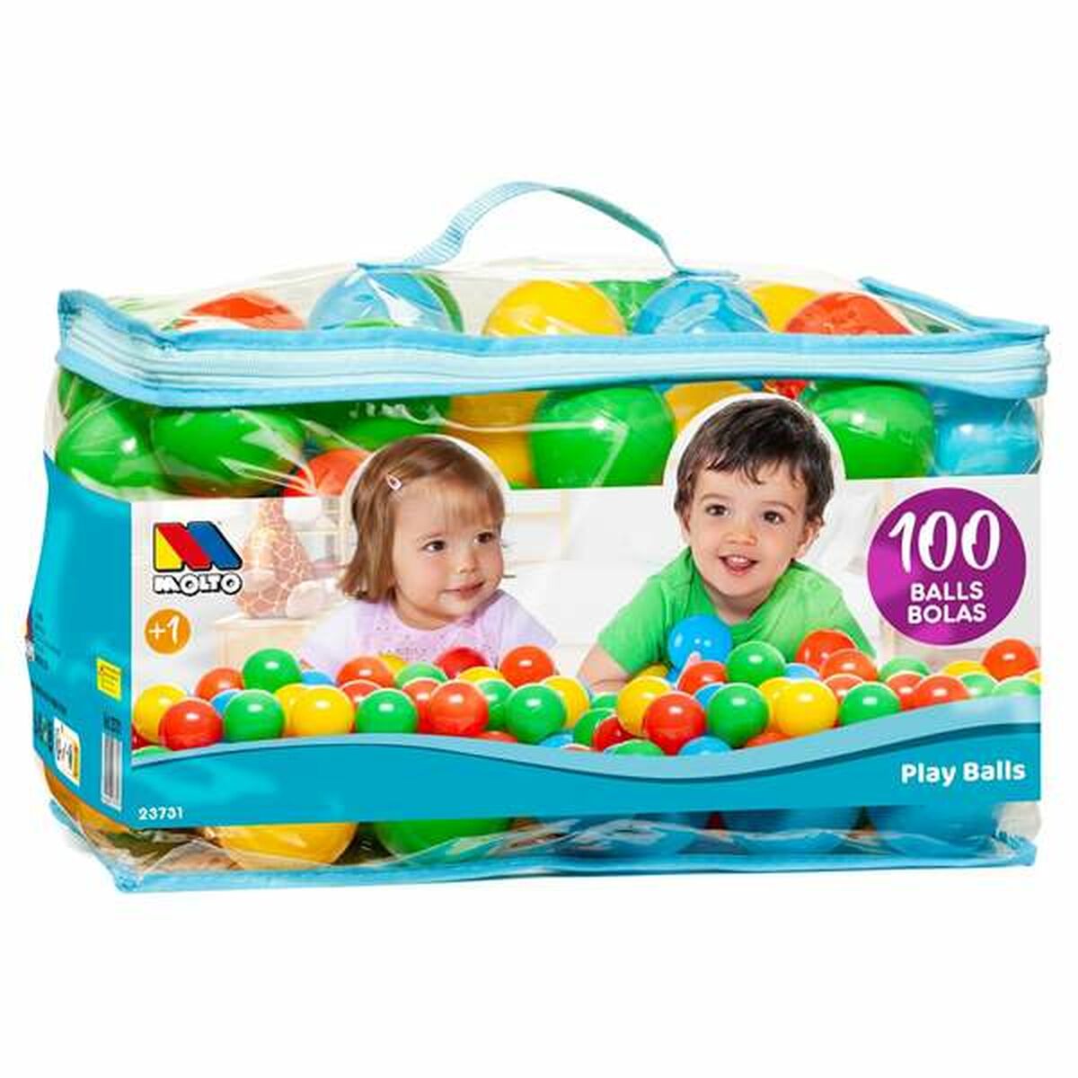 Mingi Moltó Multicolor 100 Unități