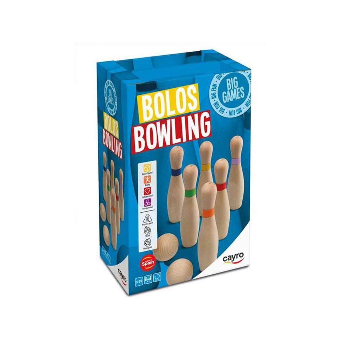 Joc de Popice Cayro Lemn