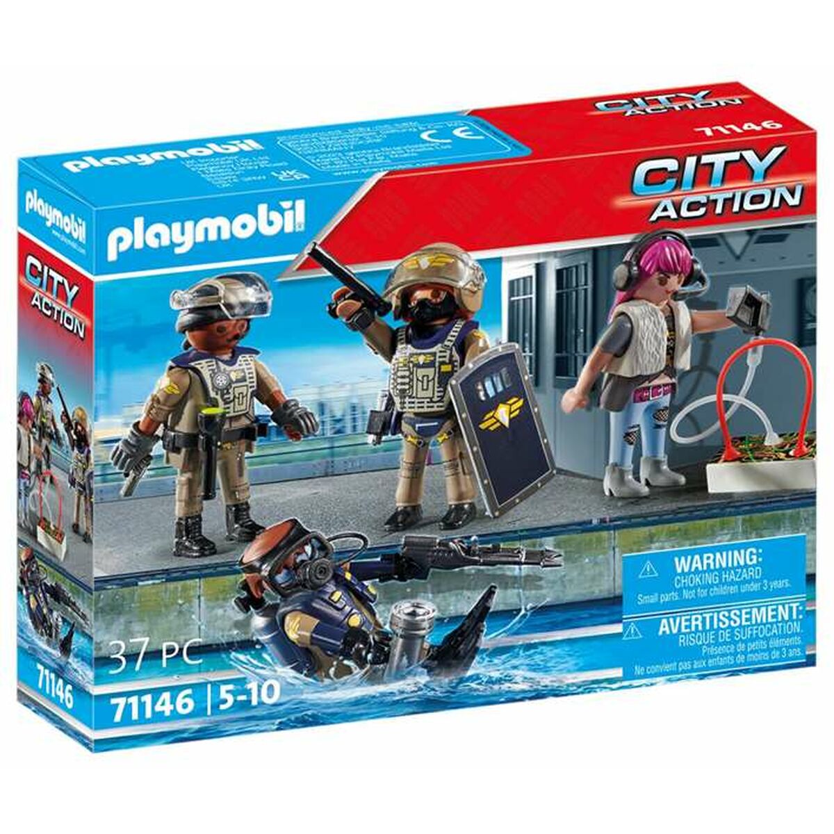 Playset Playmobil City Action 37 Piese