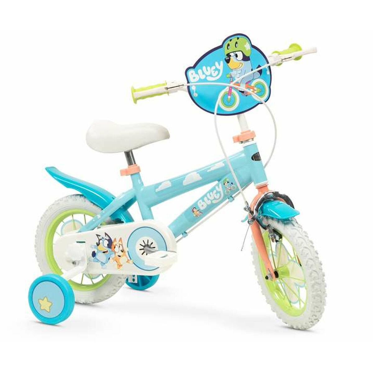 Bicicletă pentru copii Bluey 12" Albastru Verde