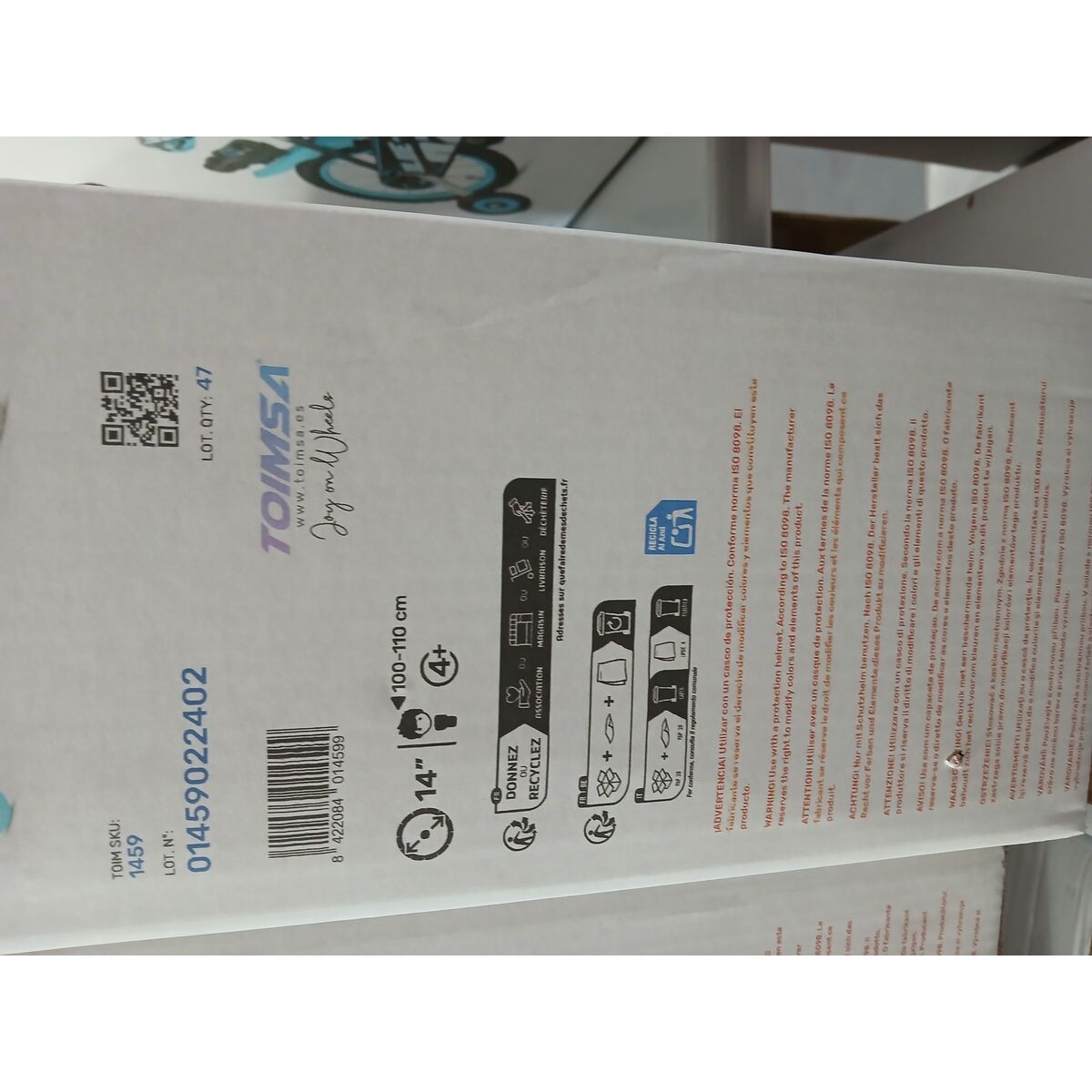 Bicicletă pentru copii Bluey 14" Albastru Verde