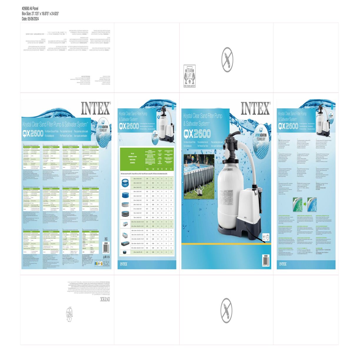 Pompă de piscina standard Intex