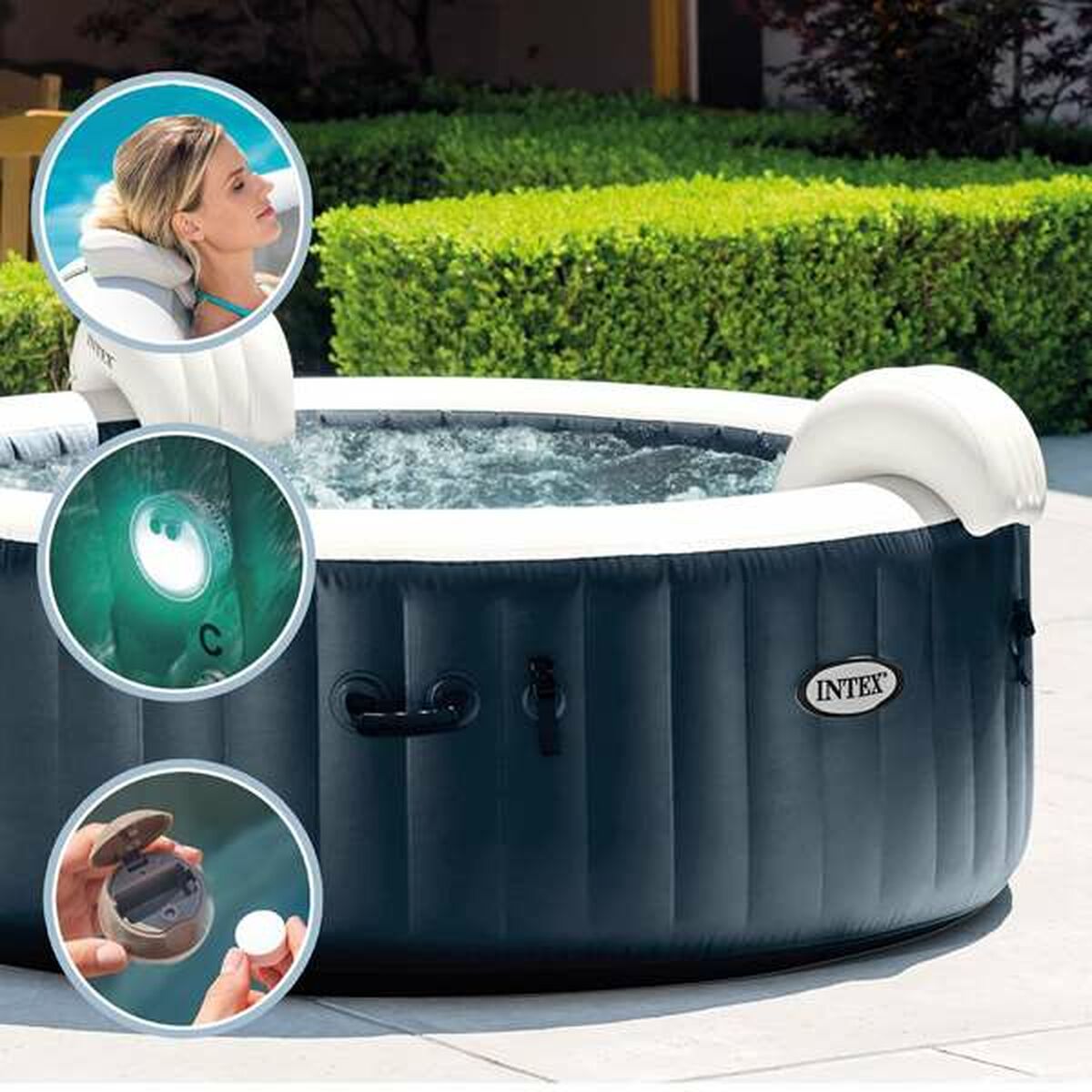 Spa gonflabil Intex Puresoa Burbujas Plus 795 L