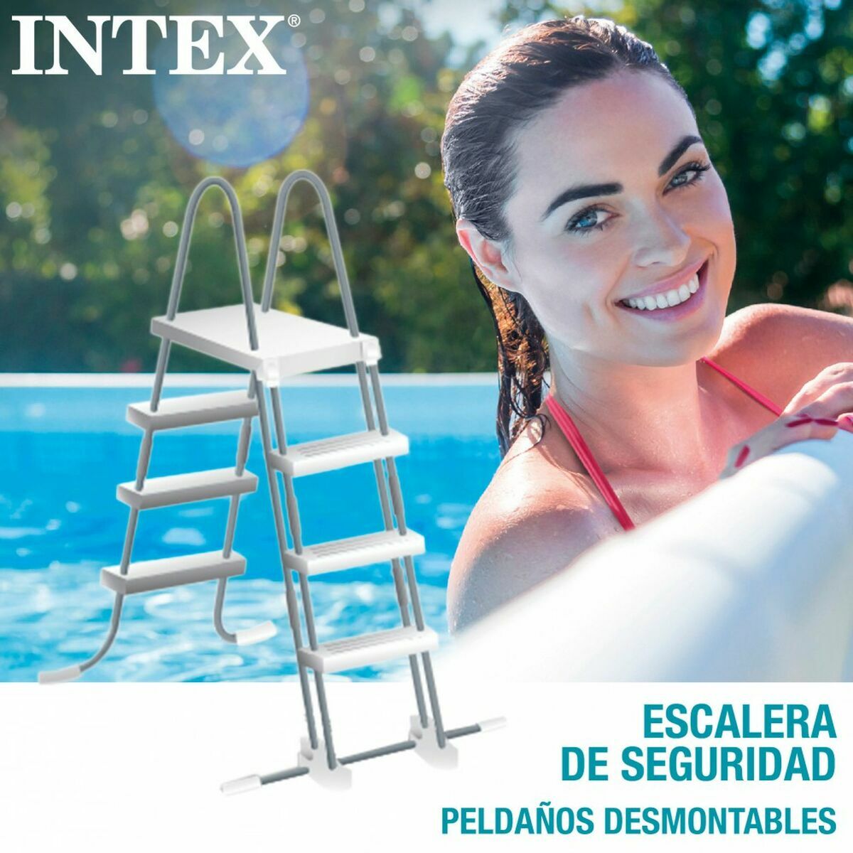 Piscină Detașabilă Intex 8.418 l Dreptunghiular 400 x 200 x 122 cm