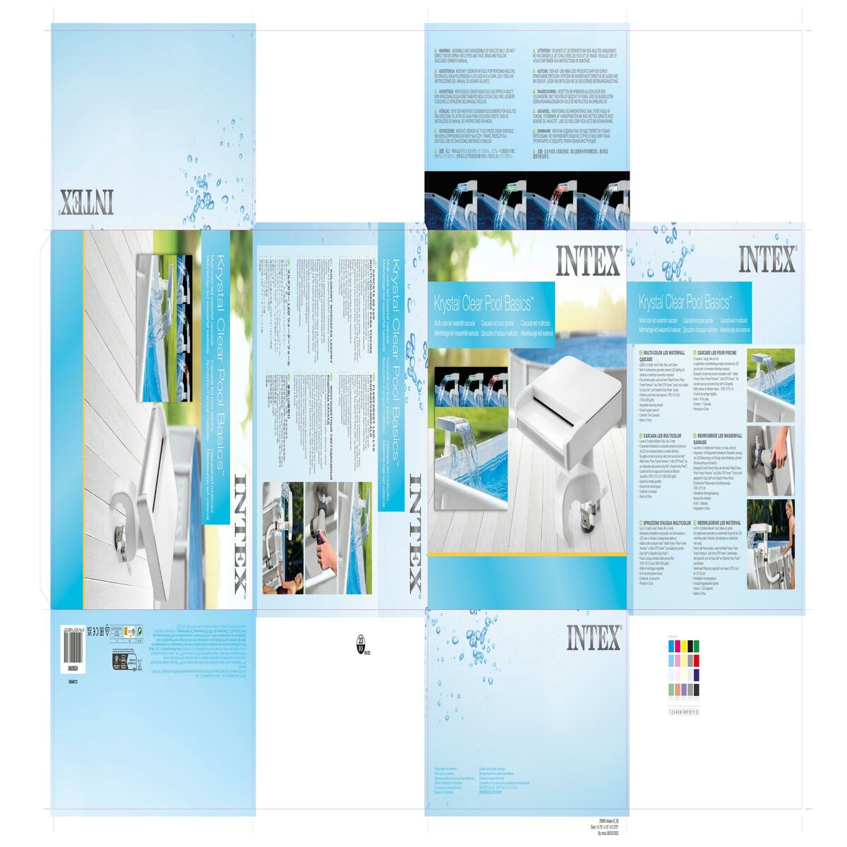 Kašna Intex Lumină LED