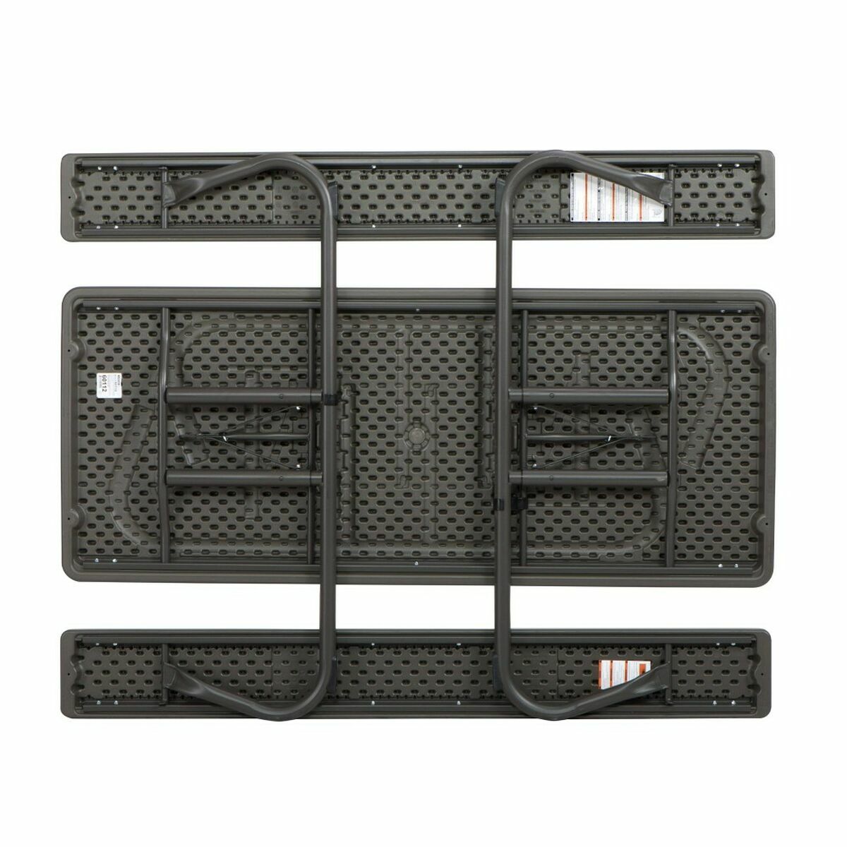 Masă de picnic Lifetime Lemn Maro Pliabil Oțel Plastic 183 x 145 x 74 cm