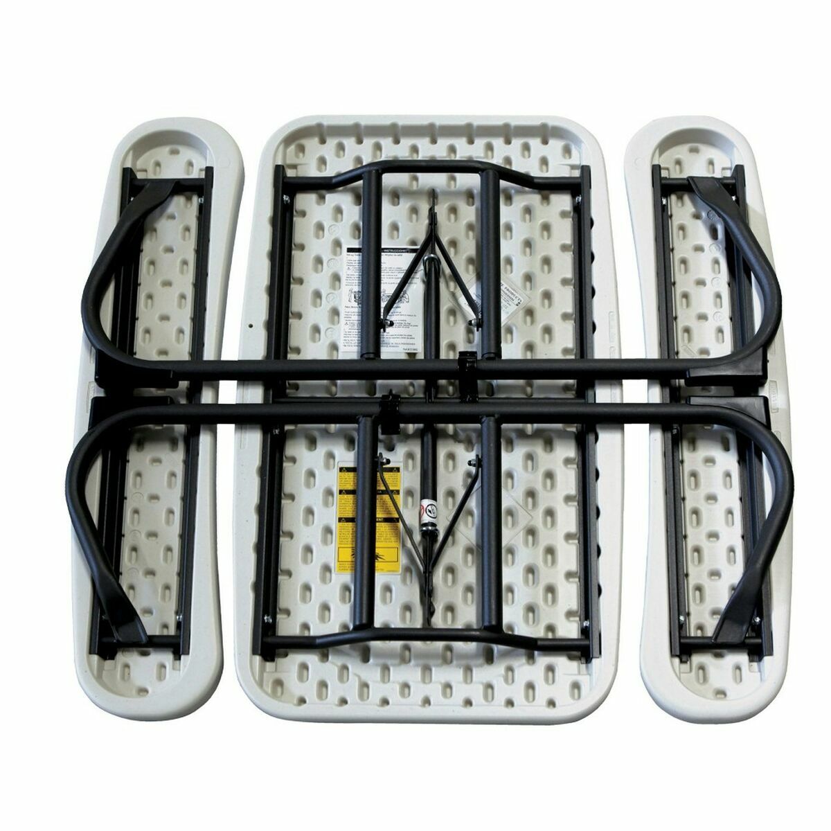 Masă de picnic Lifetime Pliabil Crem Oțel 82,5 x 90 x 53,5 cm