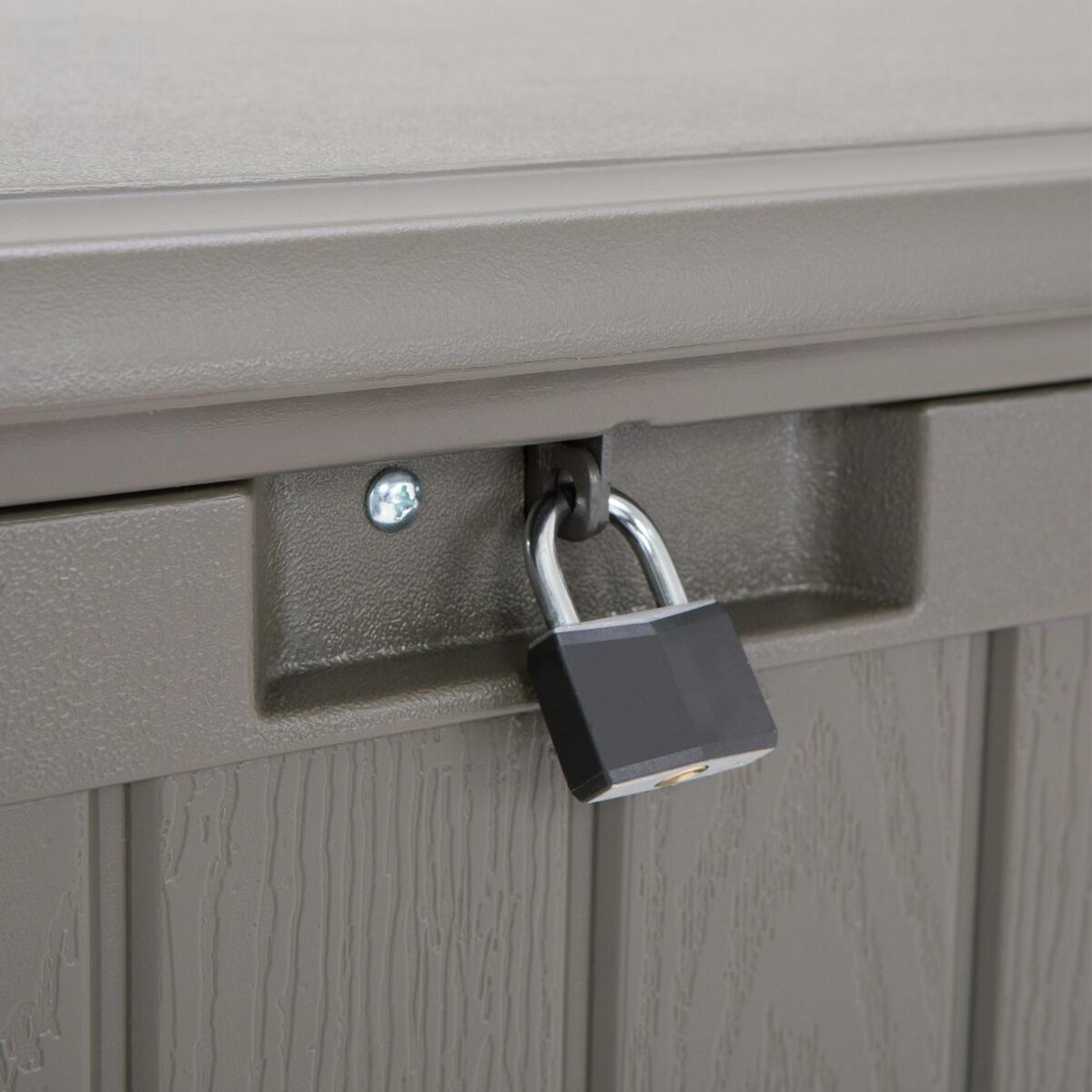 Cufăr pentru aer liber Lifetime Maro 440 L Plastic 127 x 64 x 67 cm