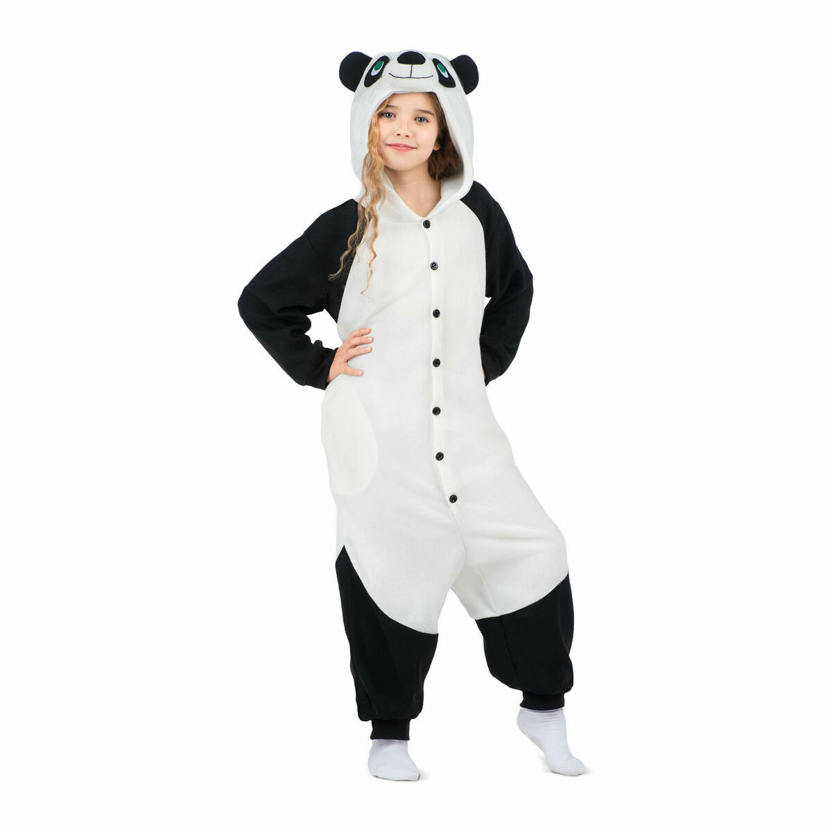 Costum Deghizare pentru Copii My Other Me Alb Urs Panda M 2 Piese