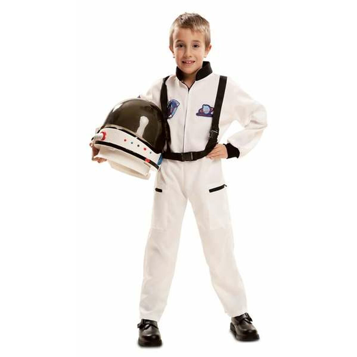 Costum Deghizare pentru Copii Astronaut / Astronaută 2 Piese Alb
