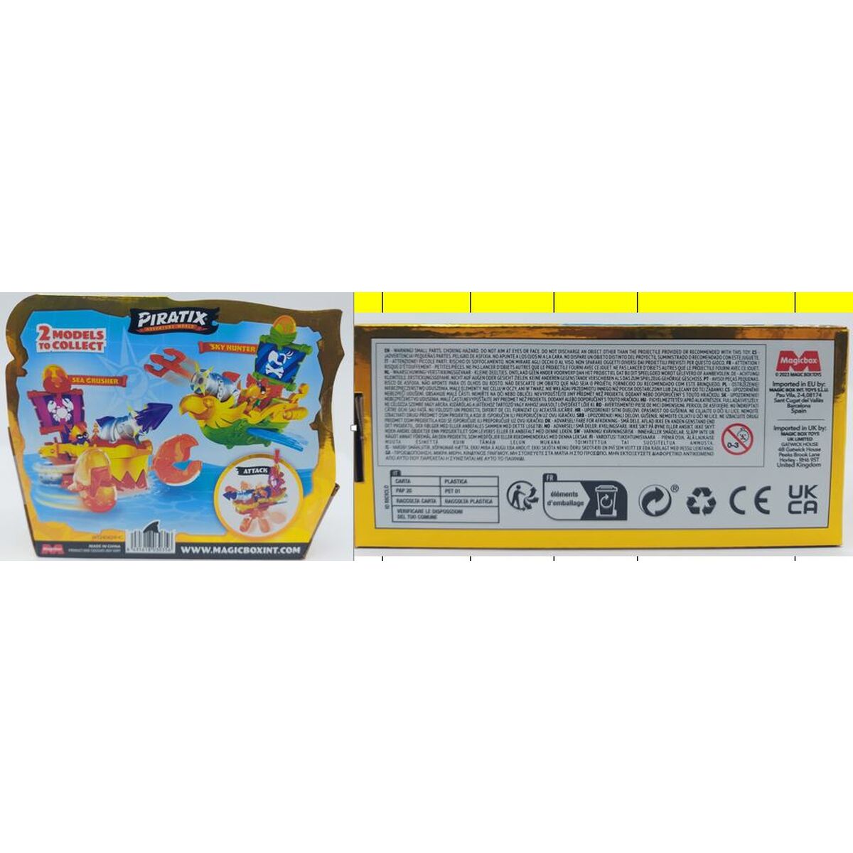 Barcă Pirat Magicbox Sky Hunter/Sea Crusher 15,7 x 20 x 7,4 cm