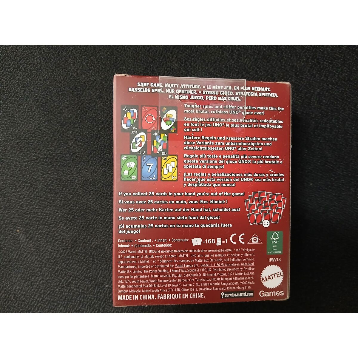 Jocuri de cărți Mattel Show Em No Mercy