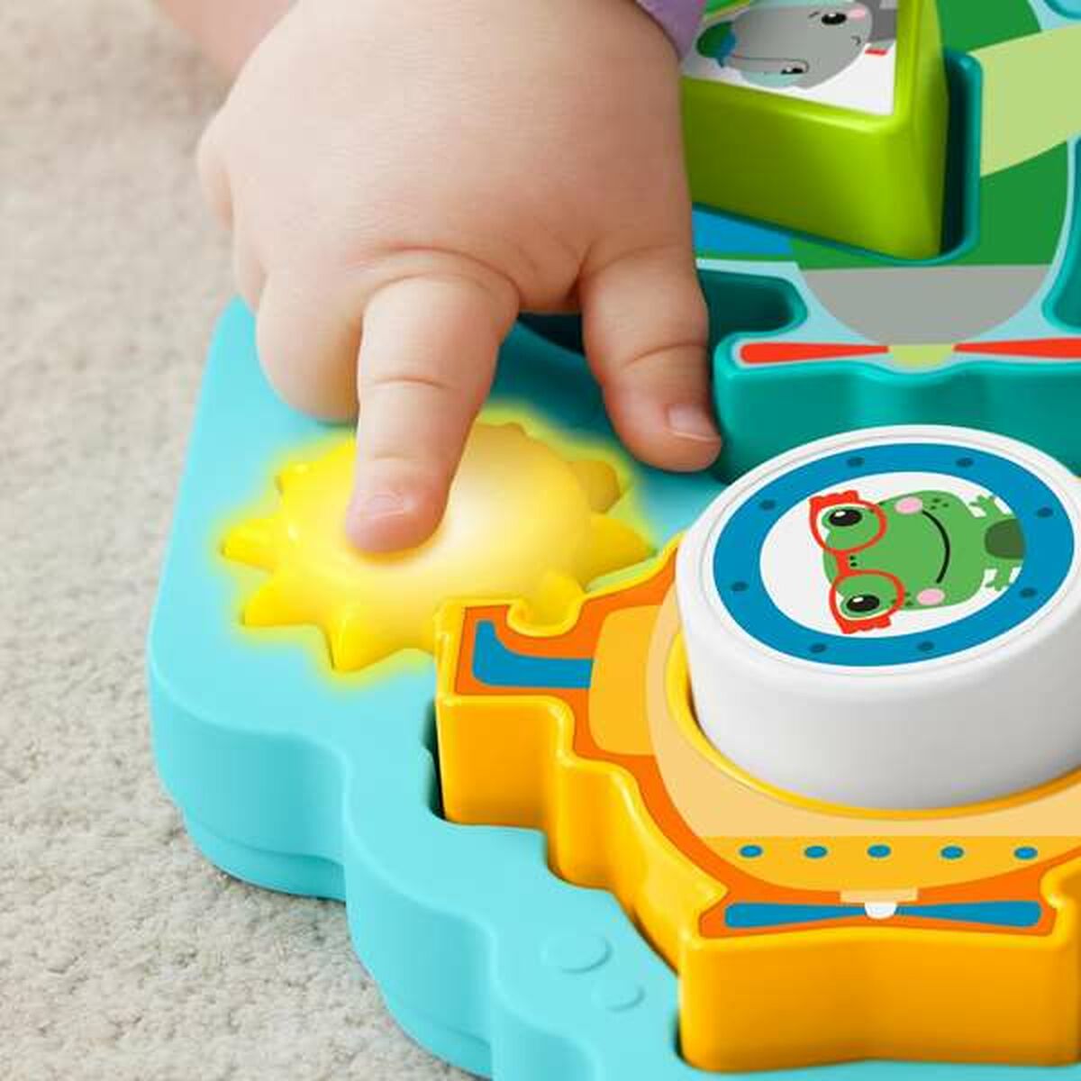 Puzzle pentru Copii din Lemn Fisher-Price Vehicule