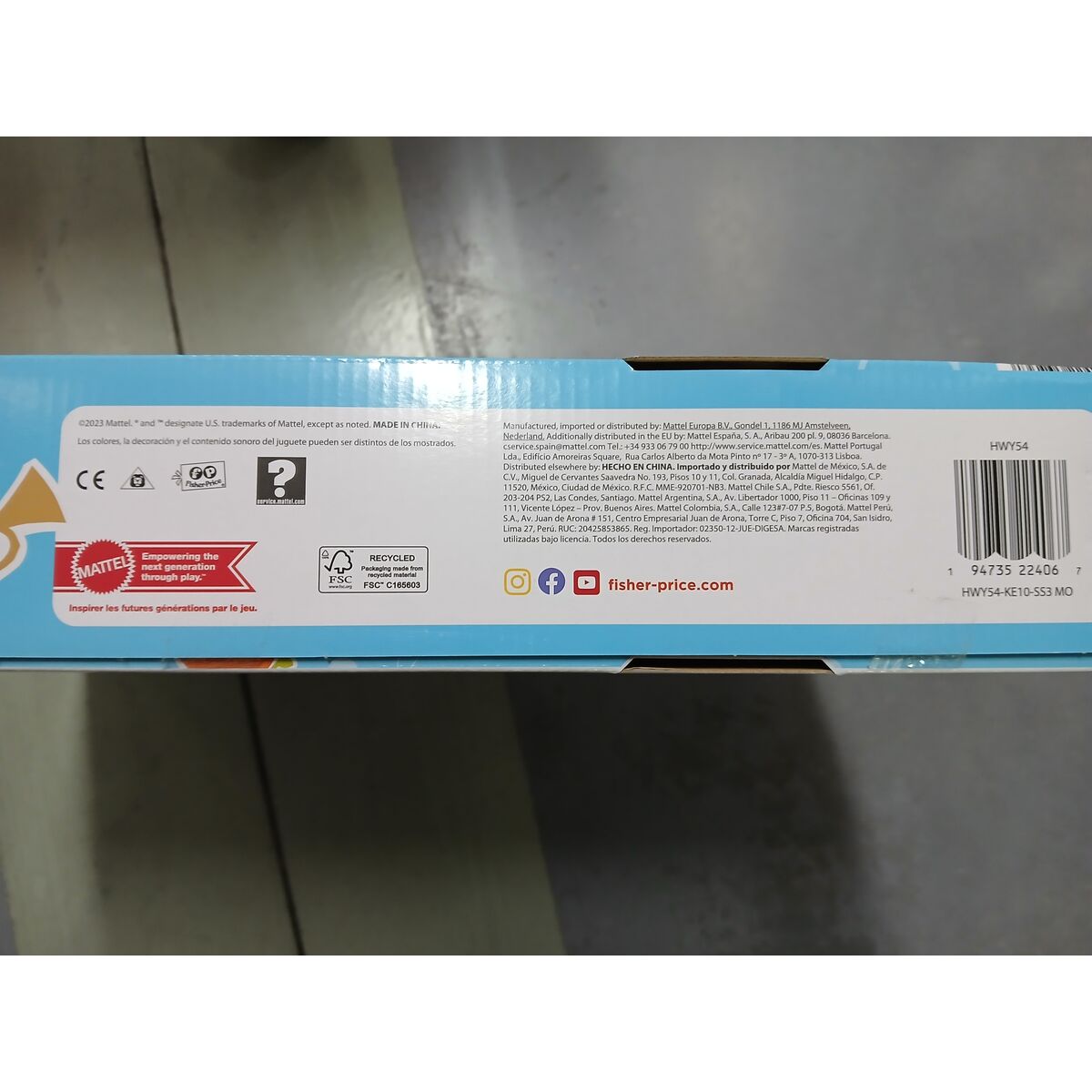 Saltea de joacă Fisher-Price Kick and Play Plastic Zornăitoare Pian ES