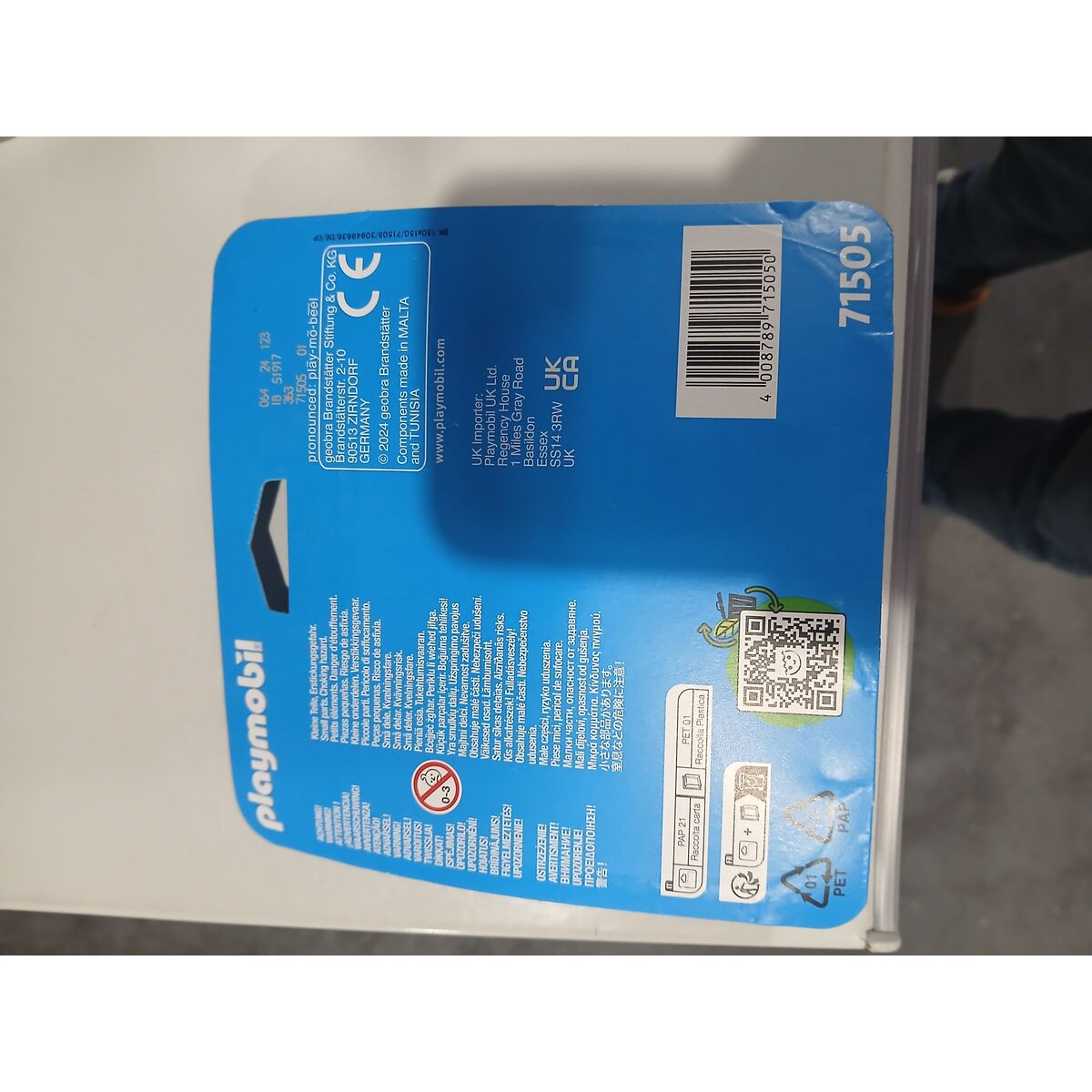 Playset Playmobil 71505 Polițist Hoț 9 Piese