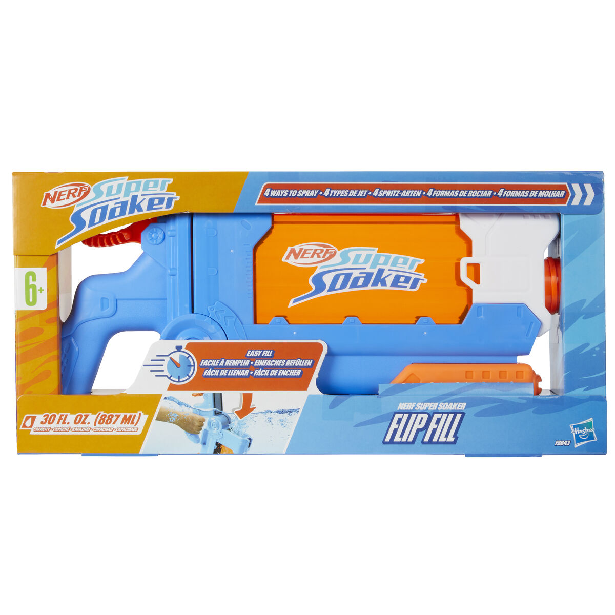 Pistol cu Apă Hasbro Nerf Super Soaker Soa Flip 21,5 x 45 cm