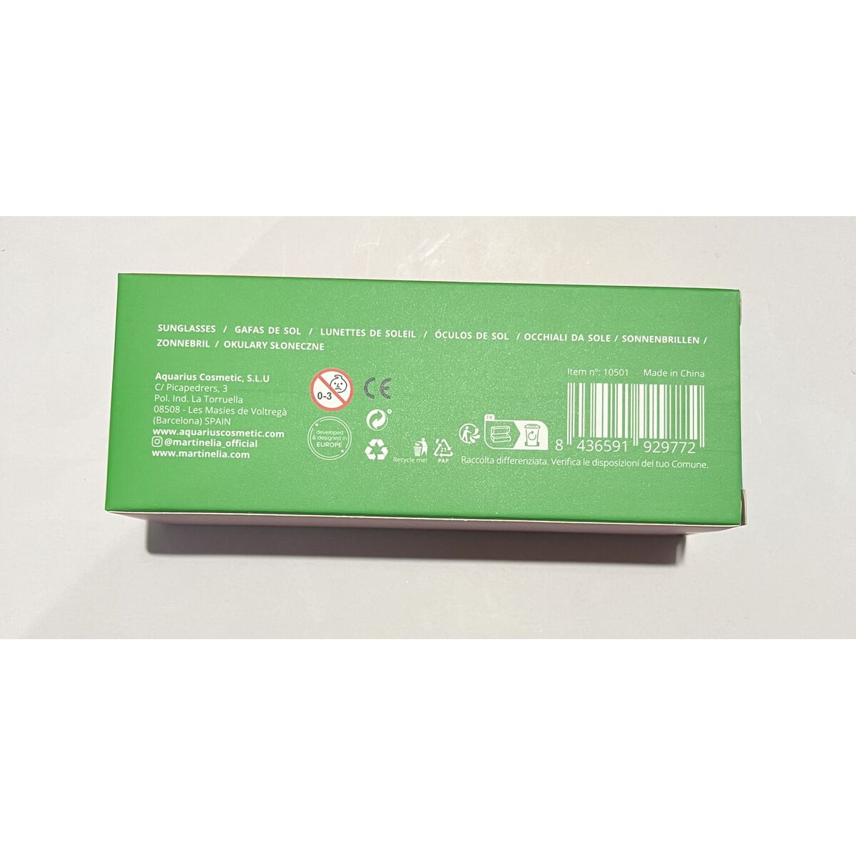 Ochelari de Soare pentru Copii Martinelia Mov Fucsia