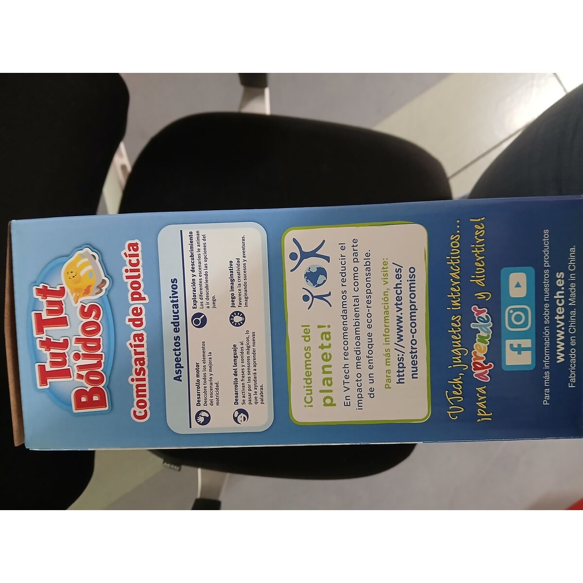 Set de Jucării cu Vehicule Vtech Tut Tut Bolidos 28 x 11,5 x 28 cm Polițist