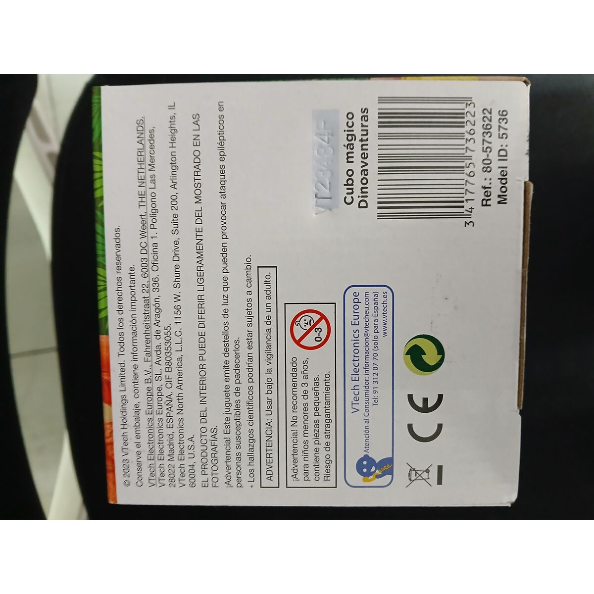 Cub Rubik Vtech Dinoadventures 11,5 x 11,5 x 21,6 cm