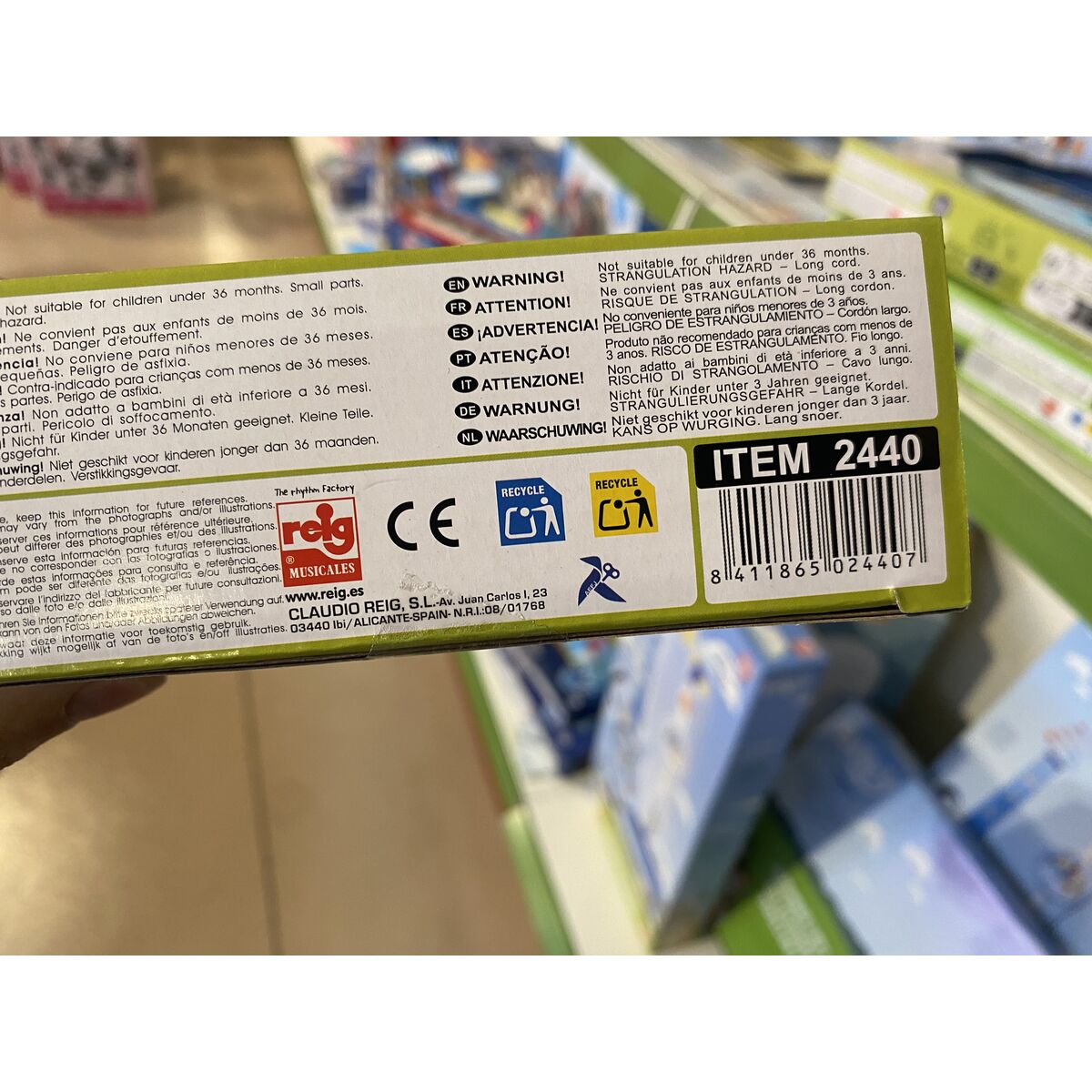 Chitară pentru Copii Bluey 35,3 x 14,5 x 5 cm